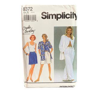 Simplicity 8372 Womens Jacket Shirt Pants Sewing Pattern Size 10-14
